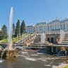 Château de Peterhof, près de Saint-Pétersbourg.